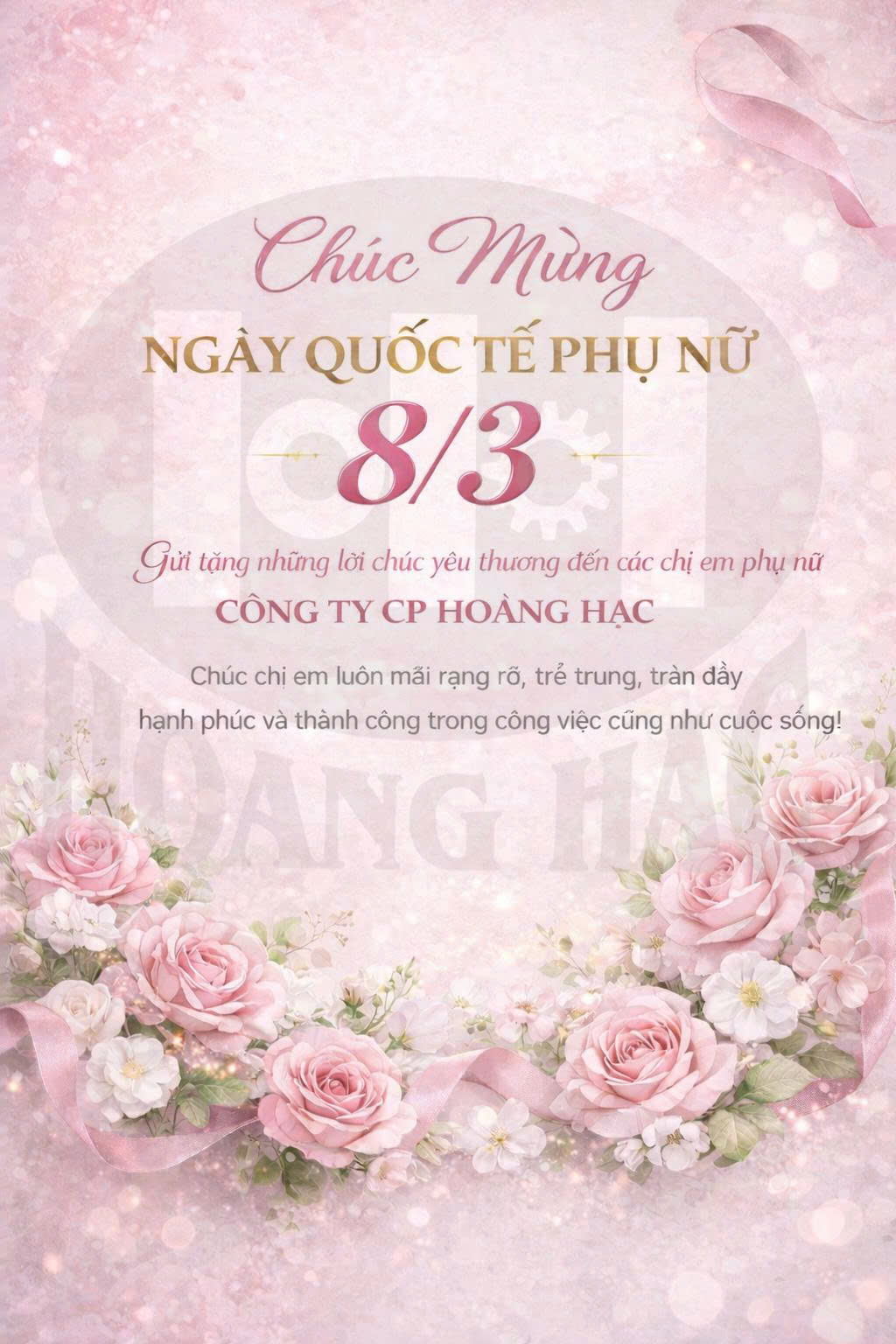 THÔNG ĐIỆP CHÚC MỪNG NGÀY QUỐC TẾ PHỤ NỮ 8/3
