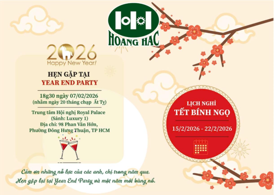 LỊCH TẤT NIÊN CÔNG TY & LỊCH NGHỈ TẾT NGUYÊN ĐÁN BÍNH NGỌ 2026